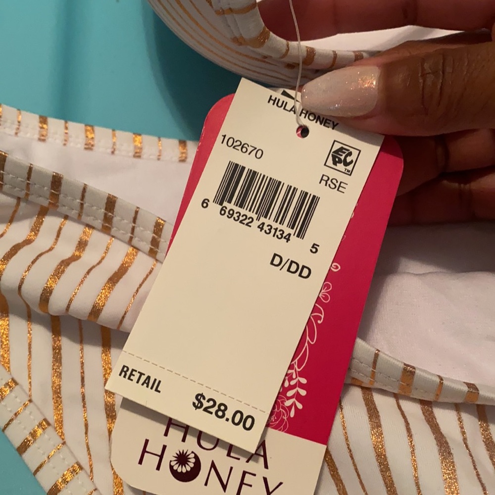 Hula Honey push up top D/DD padded and XL bottoms - Picture 4 of 5